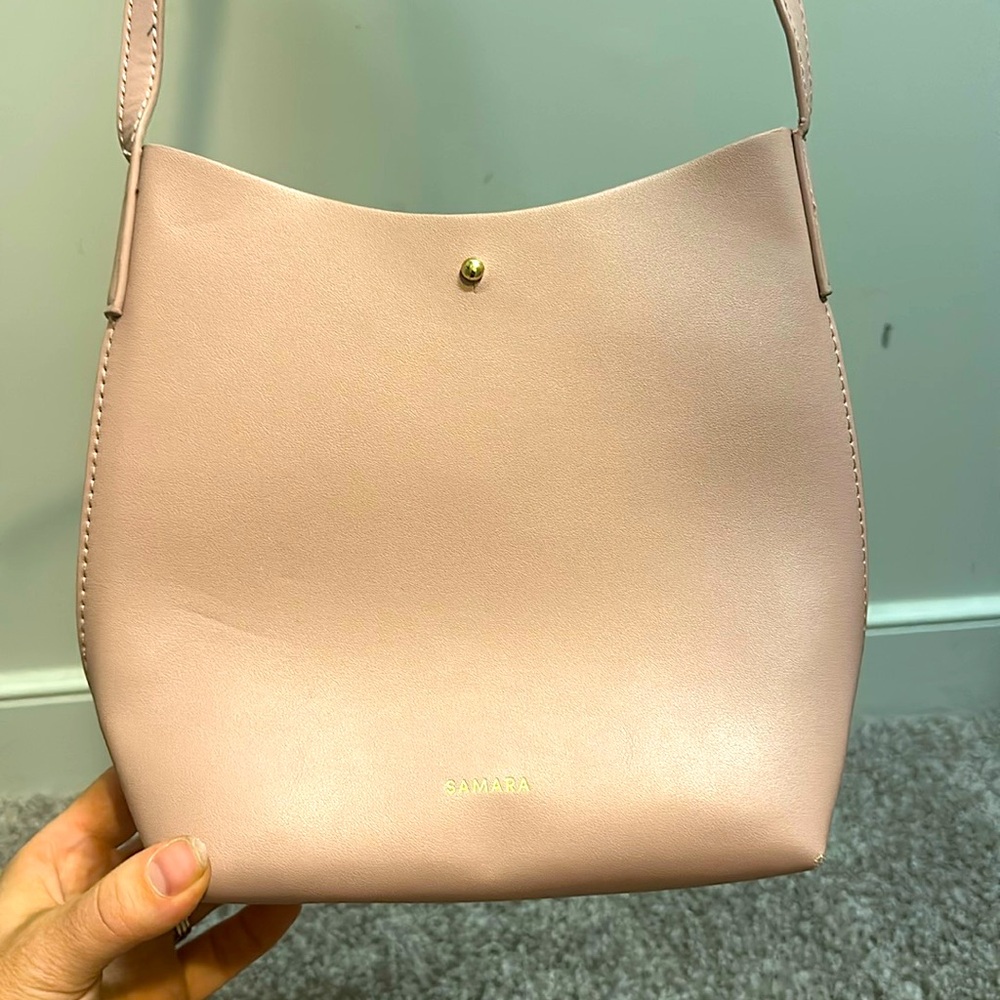 Blush pink crossbody bag